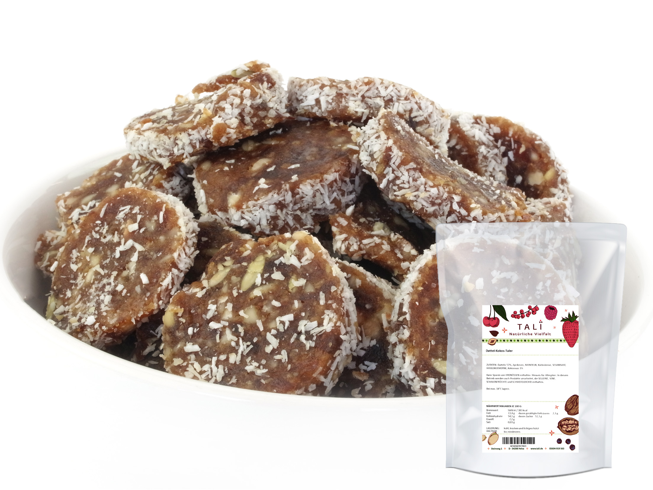 Dattel-Kokos-Taler Beutel