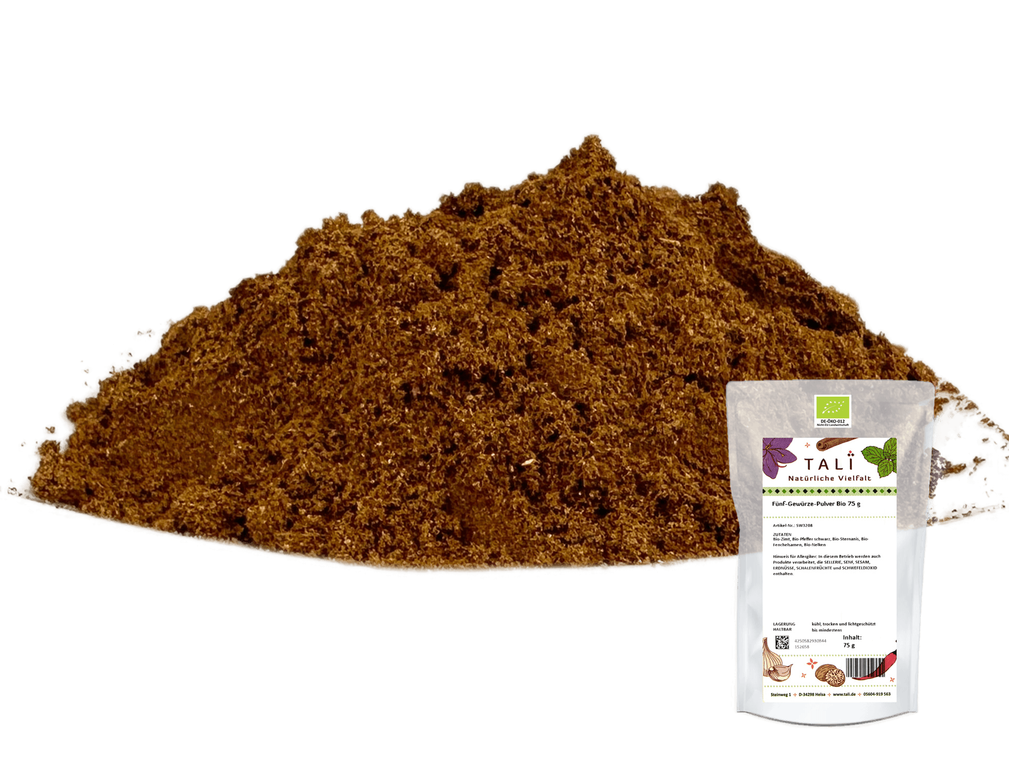 Fünf-Gewürze-Pulver Bio 75 g