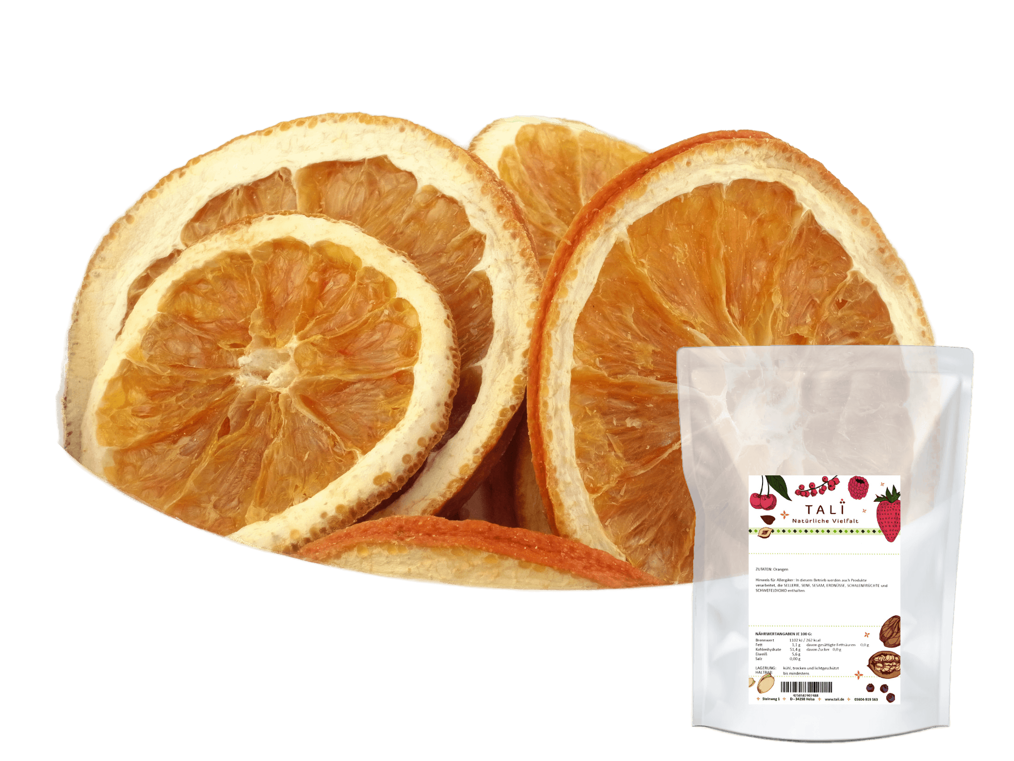 Orangenscheiben 100 g