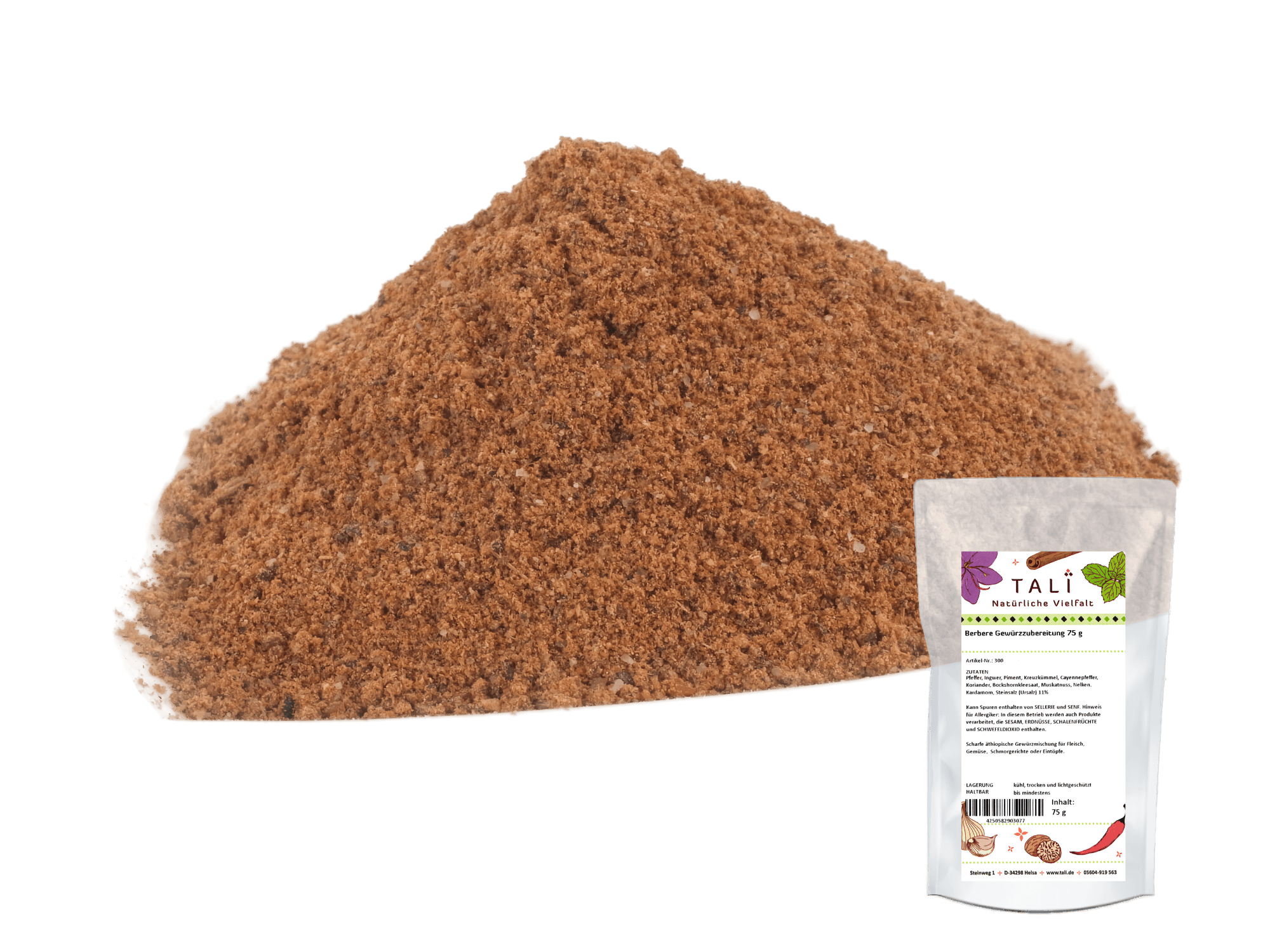 Berbere Gewürzzubereitung 75 g