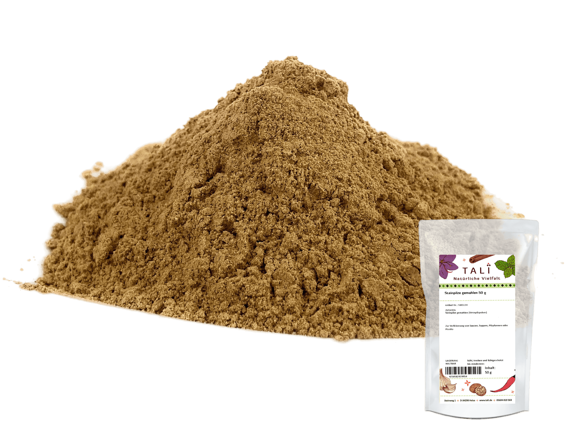 Steinpilze gemahlen 50 g